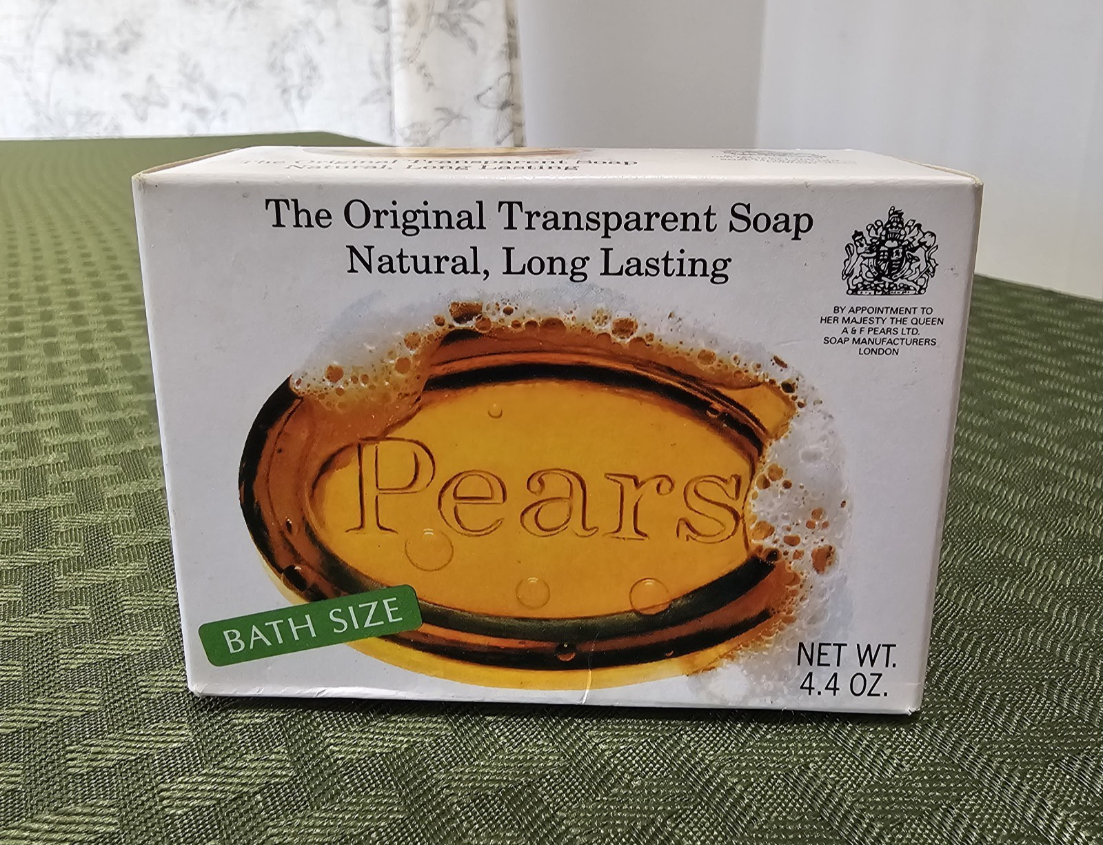 VTG Pears Transparent Soap Original Glycerine Bath Size 4.4 Oz NIP NOS Sealed