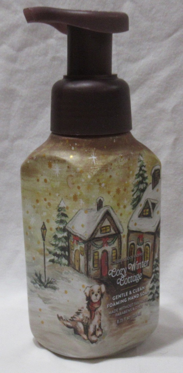 Bath & Body Works Gentle & Clean Foaming Hand Soap Lot Set 2 COZY WINTER COTTAGE