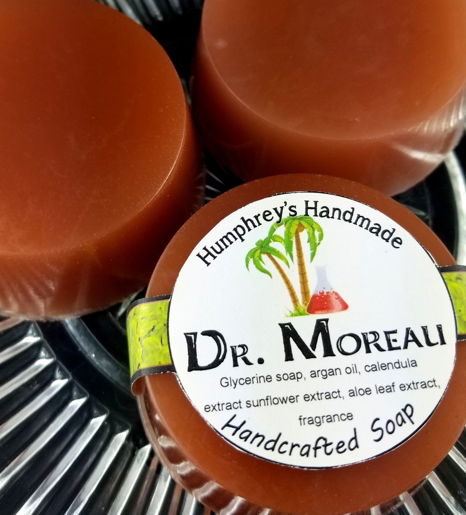 DR MOREAU Lime Coconut Soap Shave Shampoo Bar Unisex Glycerin Stocking Stuffer