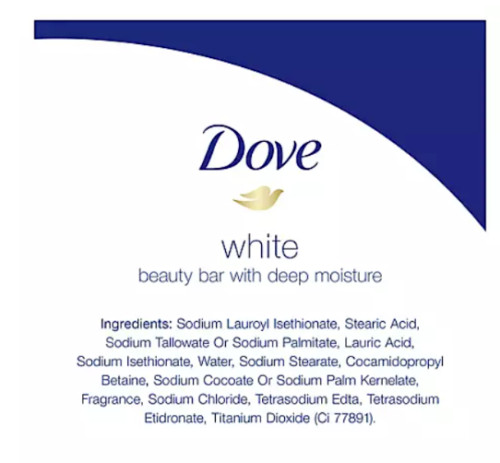 Dove Soap Bar Original White Moisturizing Cream Beauty 135g, 4.75 oz x 12 Pack