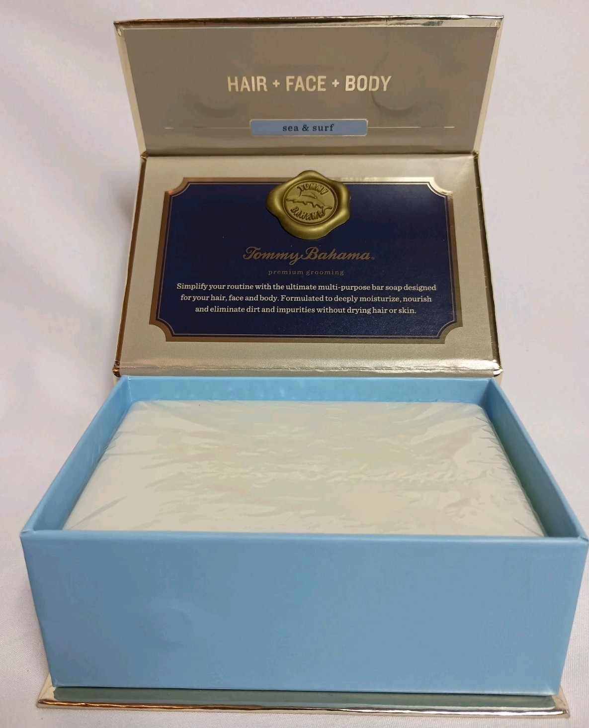 Tommy Bahama Bar Soap For Men Sea & Surf 10 Oz Hair Face & Body