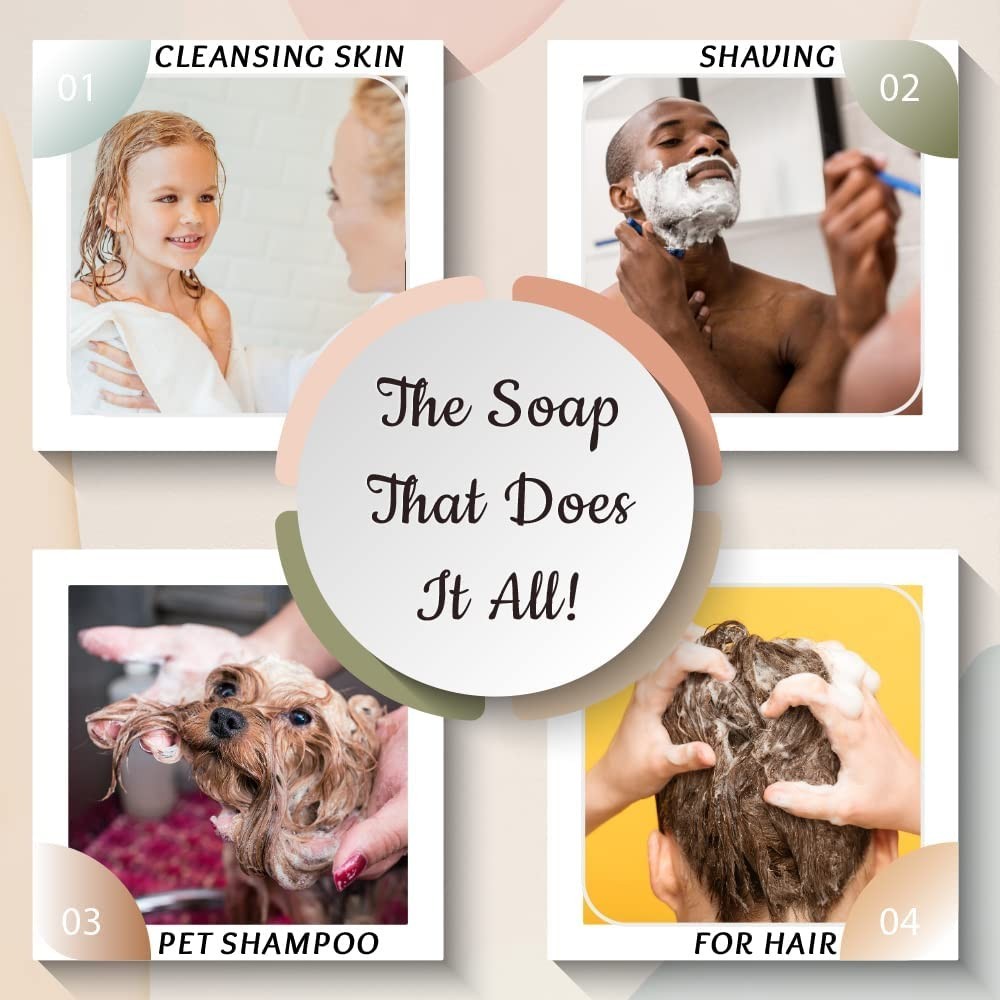 Natural Bentonite Clay Soap – 5 Bars