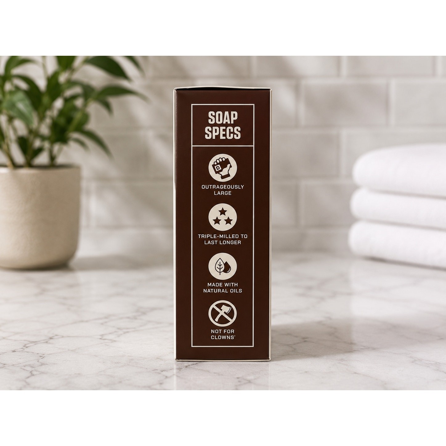 Duke Cannon Big Ass Brick of Soap Sawtooth Alpine Air Cedarwood 10 Oz New