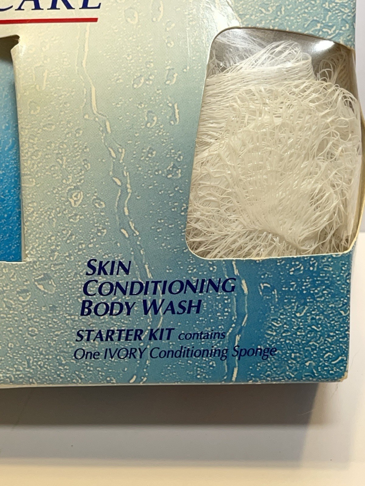 Ivory Moisture Care Skin Conditioning Body Wash 7 Fl. oz. Sponge Starter Kit NEW