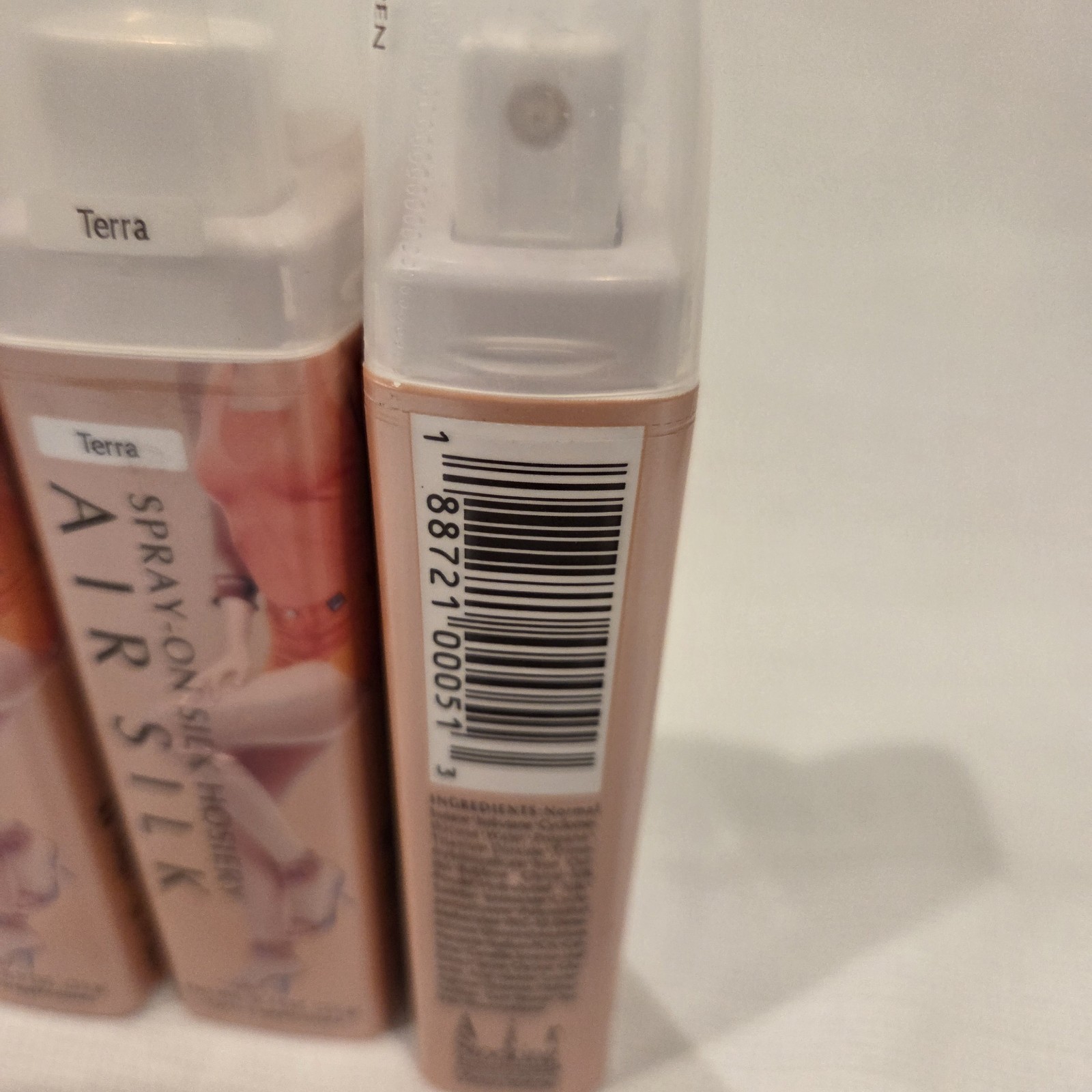 3 – Air Stocking Air Silk Spray-On Silk Hosiery Terra-cotta 0.7 oz Travel Size