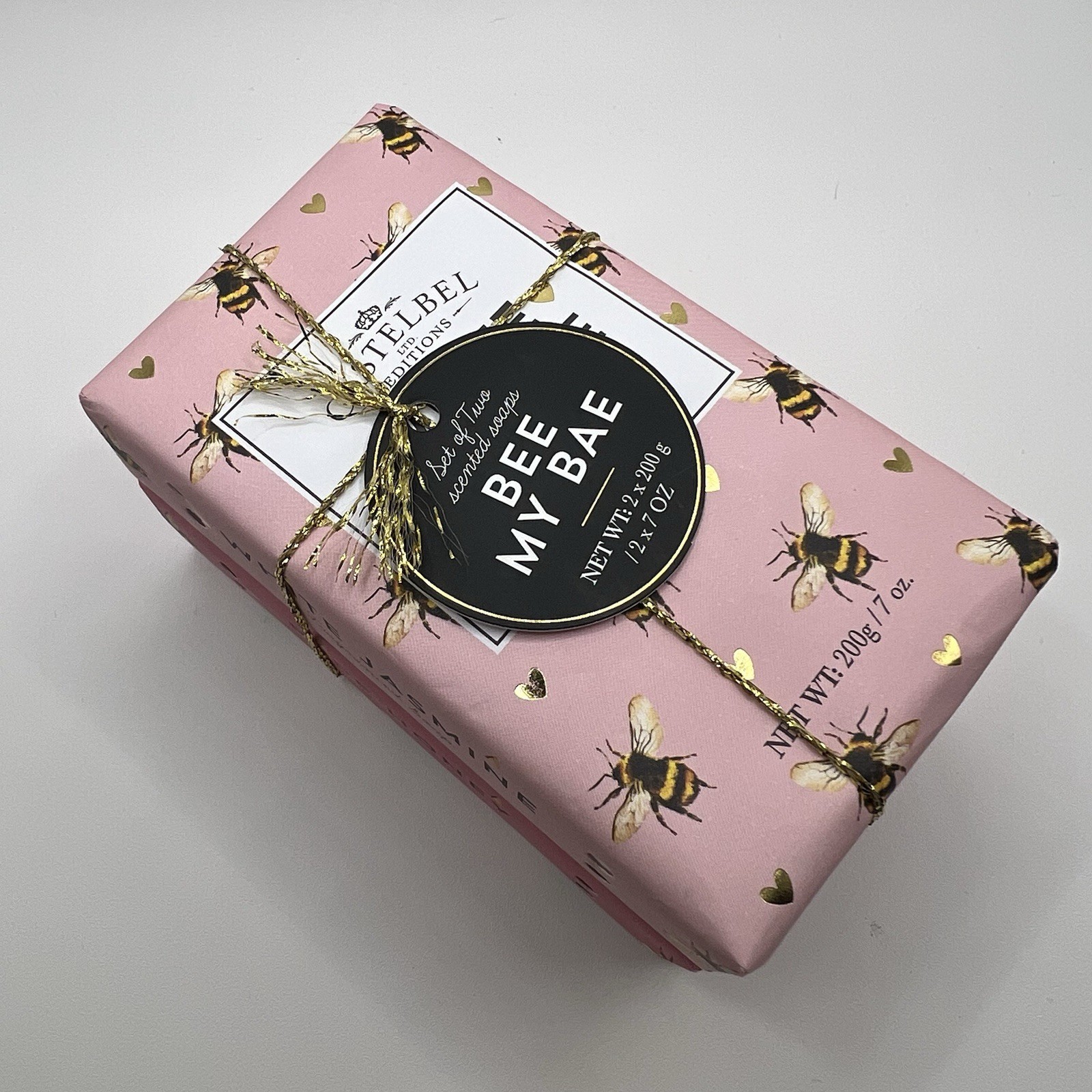 Bee My Bae Castebel White Jasmine Fragrances Soap Made In Portugal 4×2.5inches