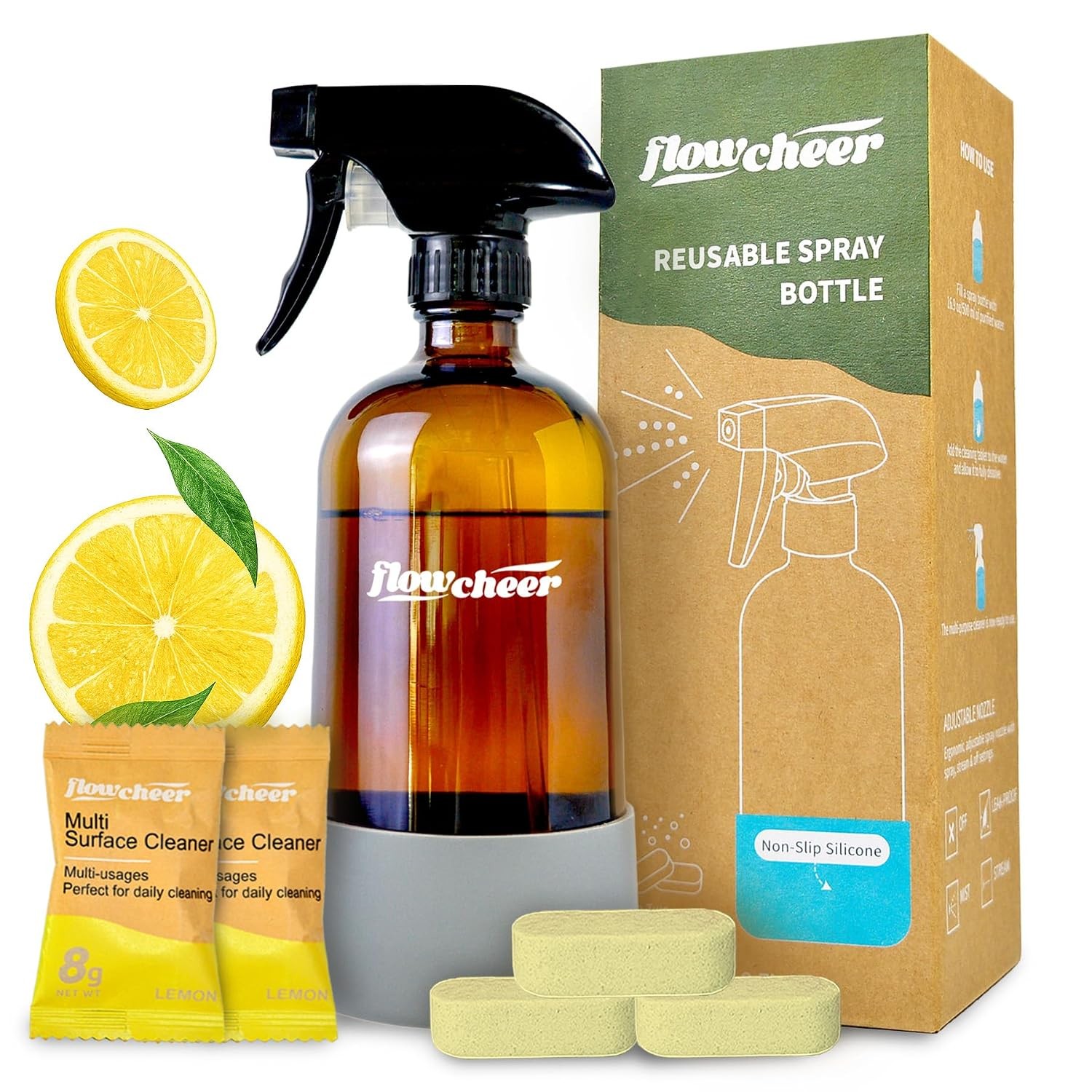 Lemon Scent All Purpose Multi Use Household Cleaner Starter Kit