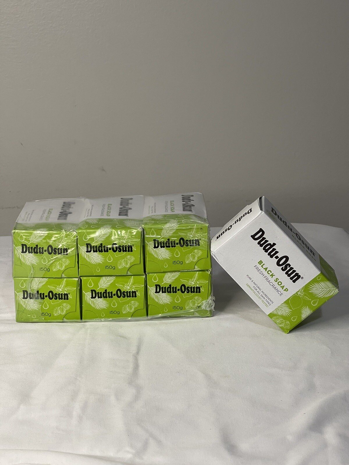 Dudu Osun African Black Soap, 100% Natural Soap( Pack Of 6)