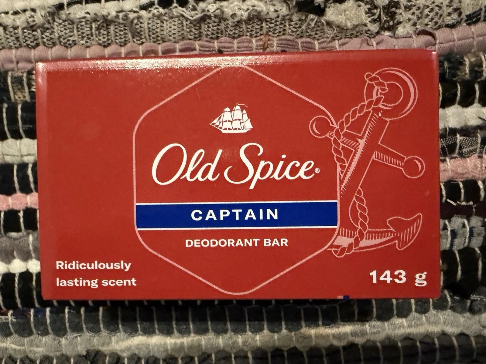 3 Pack Old Spice Captain Bar Soap Big Bars 5 oz Each Deodorant Soap 143g