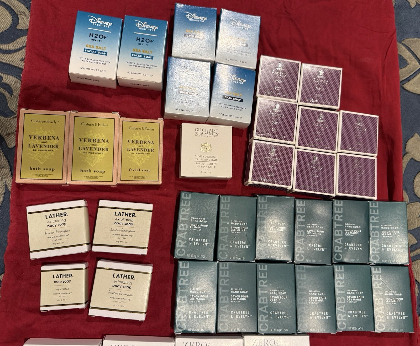 Travel size Soap & Shower Gel lot – Qty 118