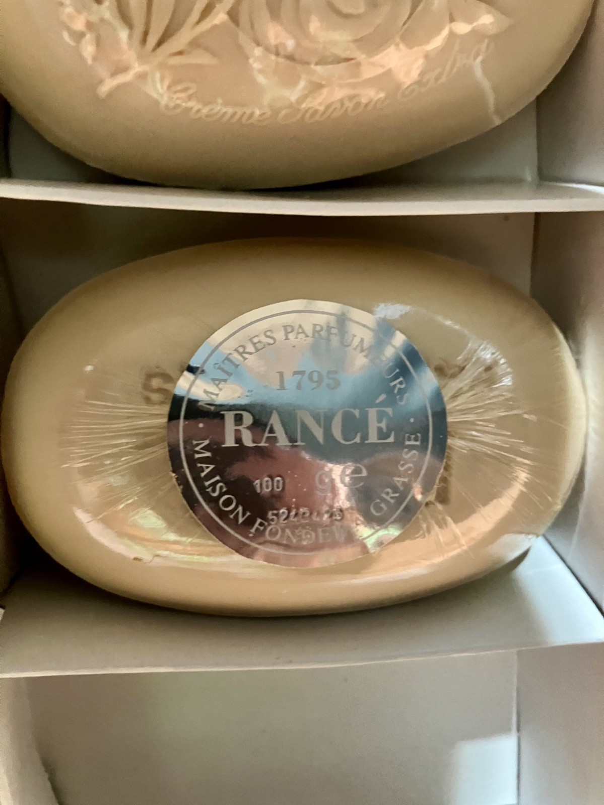 Vintage Rance 1795 “Crème Savon Extra Gardenia” Multipack of Four 3.5 ounce Bars