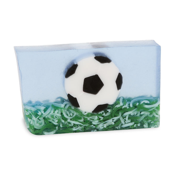 PRIMAL ELEMENTS SOCCER 6.0 OZ. VEGETABLE GLYCERIN BAR SOAP HANDMADE
