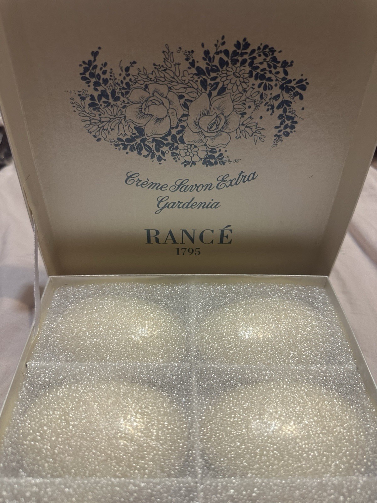 NEW Rancé Crème Savon Extra Gardenia 6-Pack Bath Soap Set Hands Body 100g each