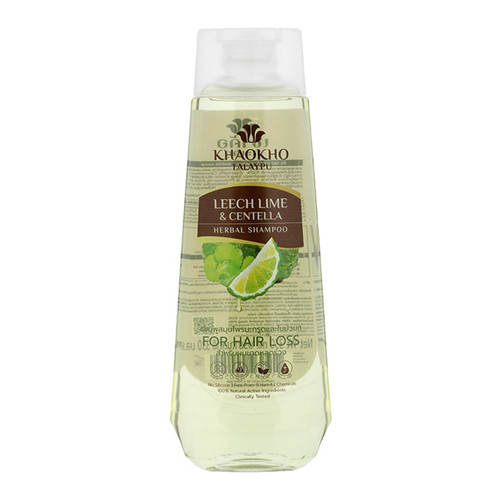 Khaokho Talaypu Lime Centella Natural Shampoo Hair Loss Treatment 10 oz x3