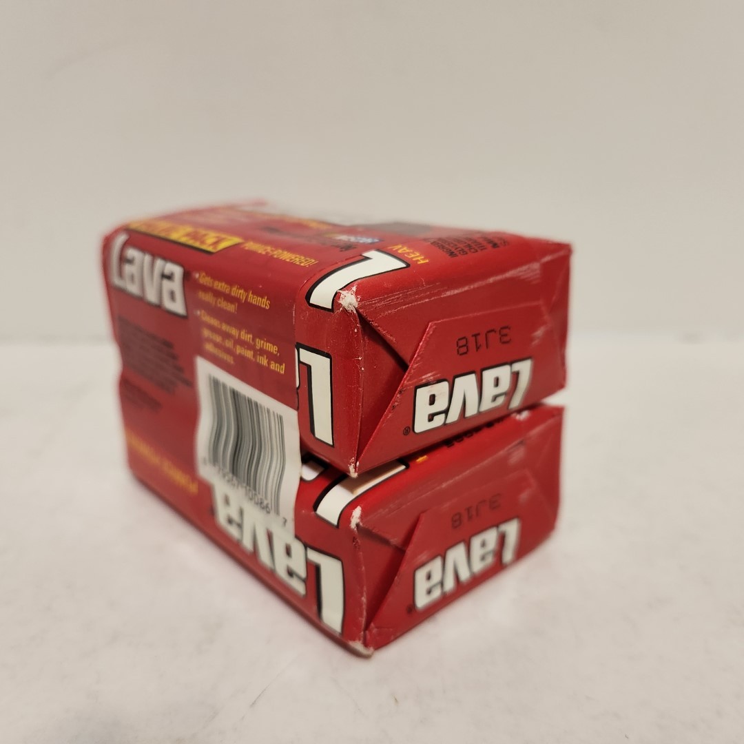 Lava Heavy Duty Hand Cleaner 2 Pack 5.75oz Bar Soap Red NASCAR Package