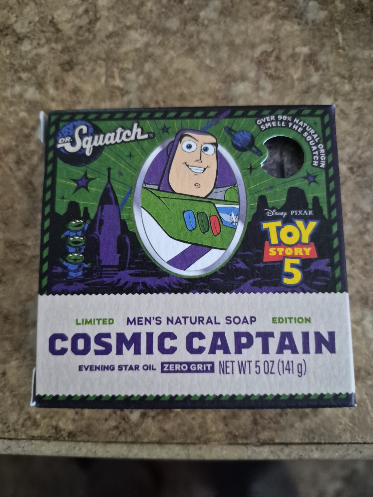 UNRELEASED Dr. Squatch Toy Story 5 Men’s Soap Evening Star Oil Cold Process
