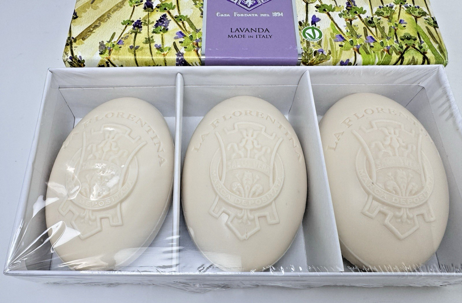 La Florentina Italy Lavender Lemon Citrus Iris 9 Bars Soap Multi-Set 44.7 Oz