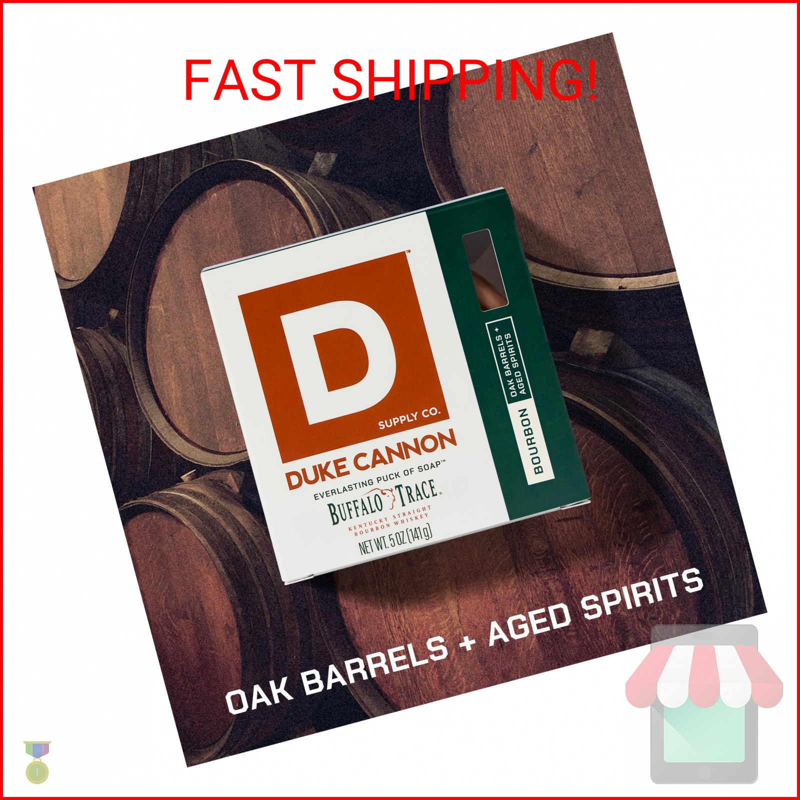 Duke Cannon Supply Co. Extra Large Bar Soap – Men’s Natural Bar Soap With A Masc