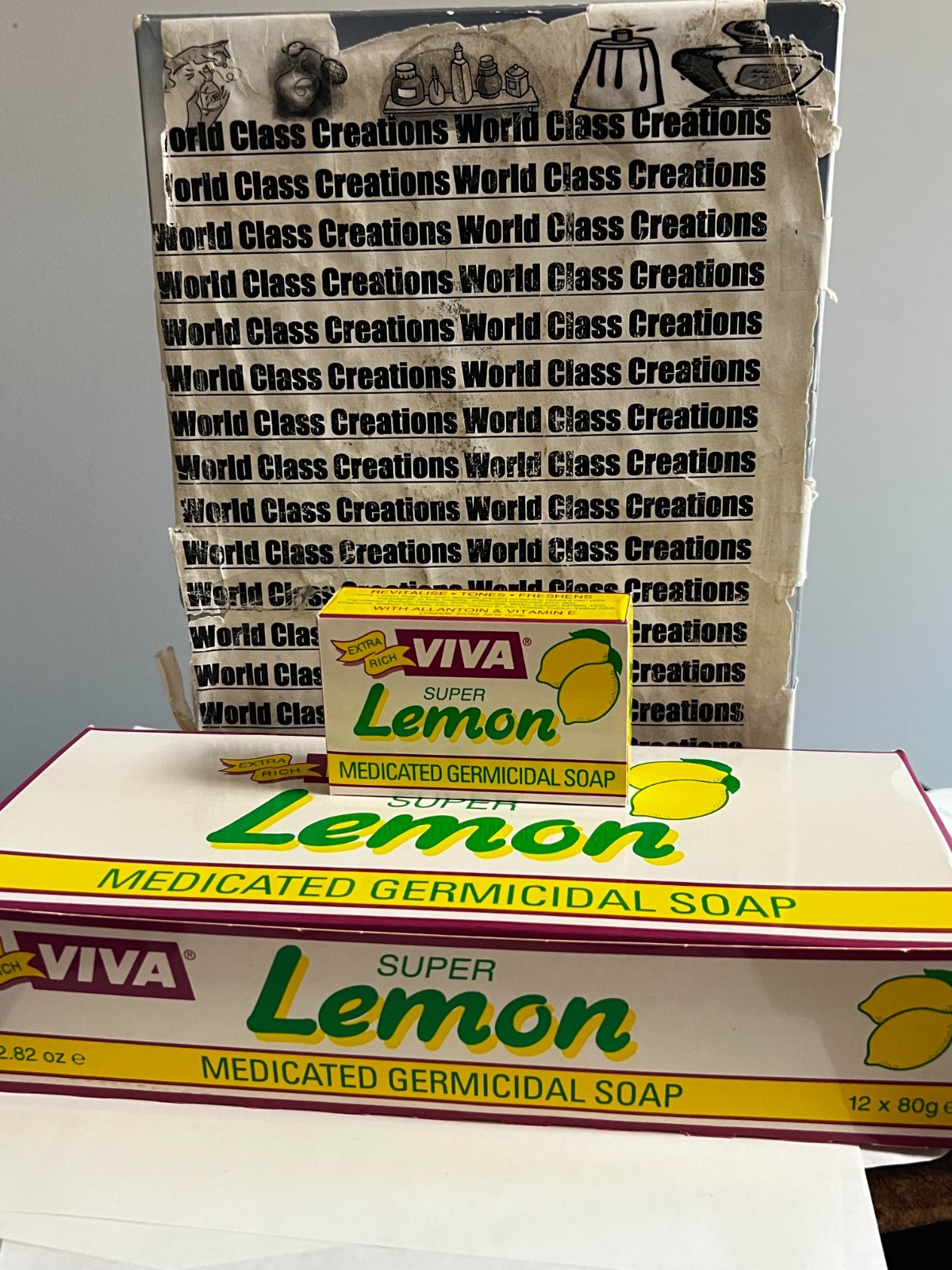 12 X VIVA SUPER LEMON MEDICATED GERMICIDAL SOAP – 2.82 OZ/80 G EACH