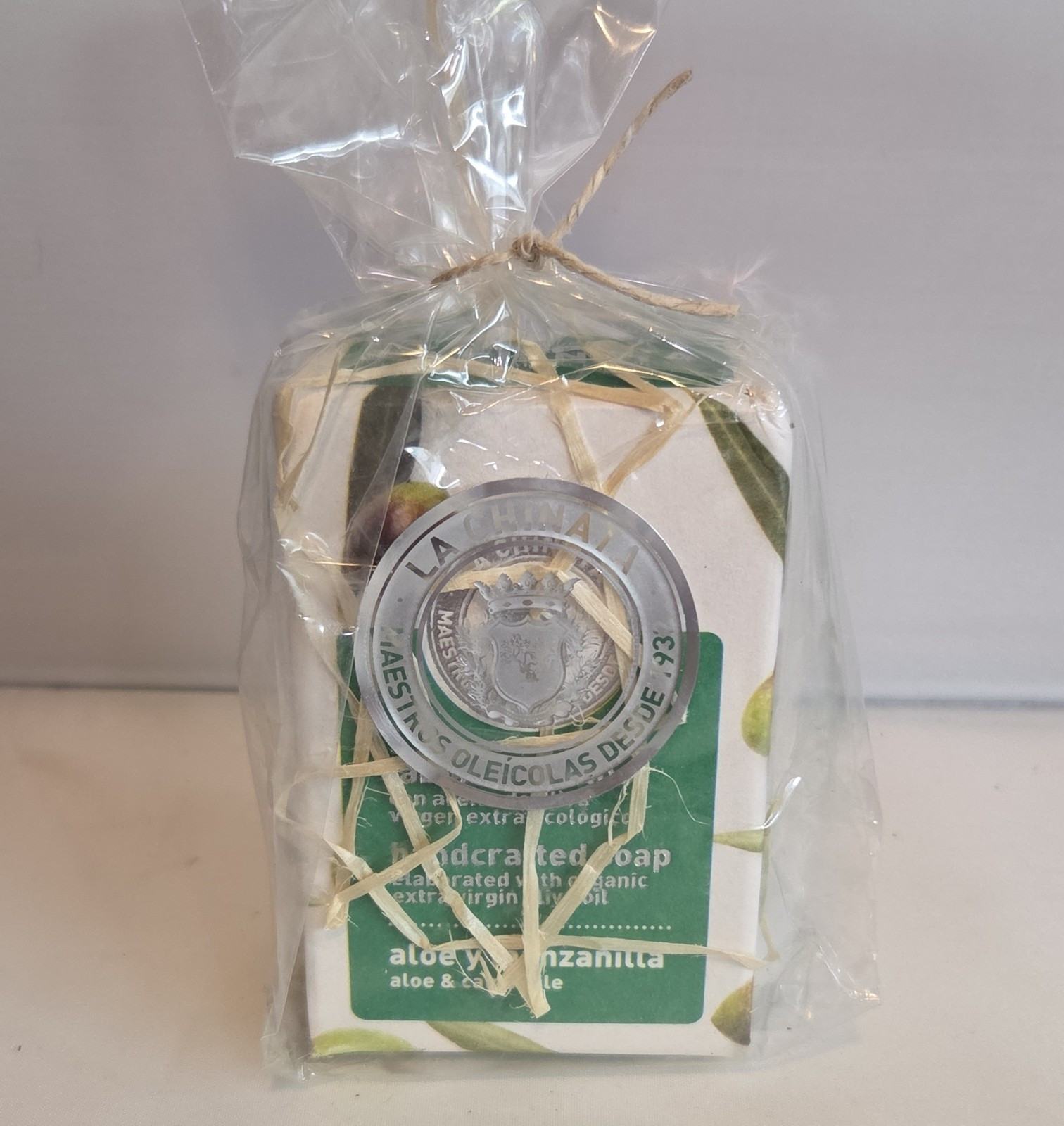La Chinata Handcrafted Soap Aloe Chamomile Olive Oil Moisturizing Damaged Skin