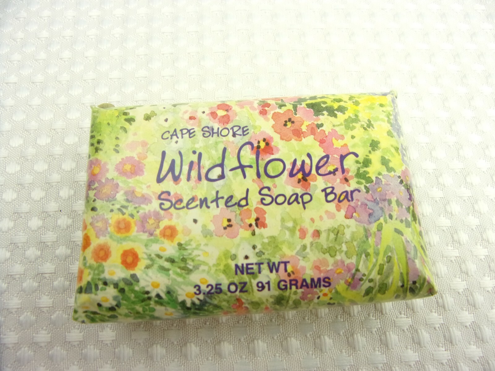 NOS Vtg Cape Shore Wildflower Scented Soap Bar ‘Made in USA’ 3.25 oz – Rare! HTF