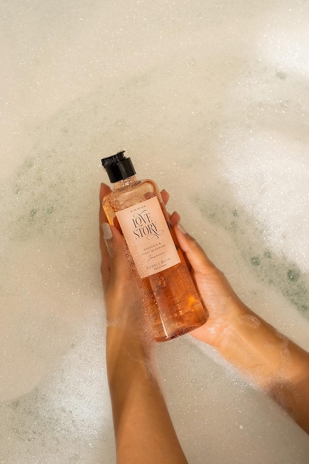 Kimirica Love Story Bubble Bath Bottle, 100% Vegan and Paraben Free -290 ml