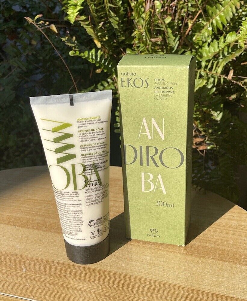 Natura EKOS CASTANHA,MARACUJA,TUKUMA,ACAI,ANDIROBA Body Lotion 200mil New