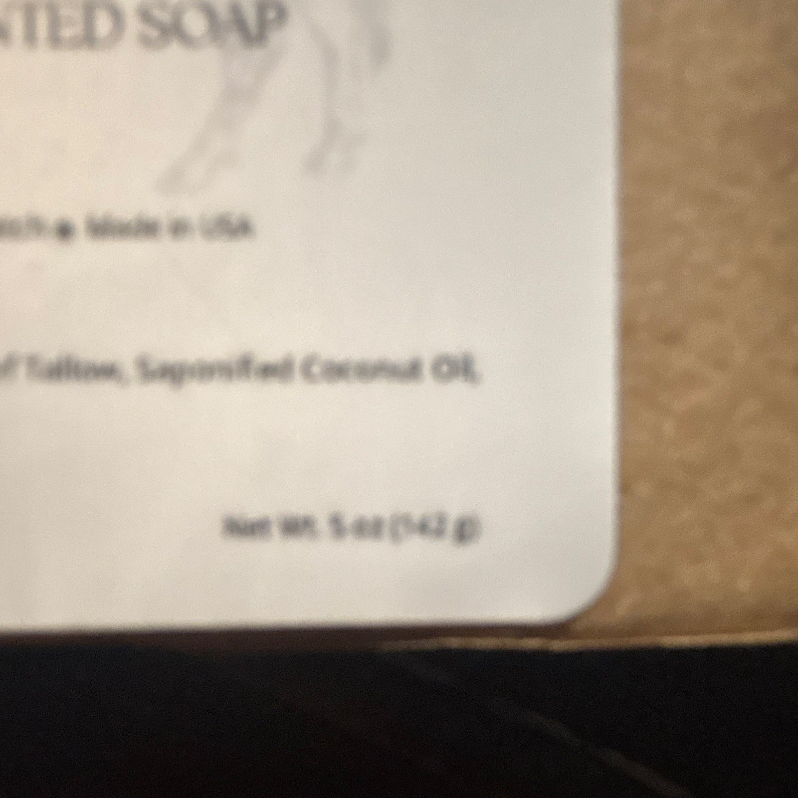 7F Tallow Unscented Soap Bar 5 oz for Sensitive Skin, Simple Ingredients