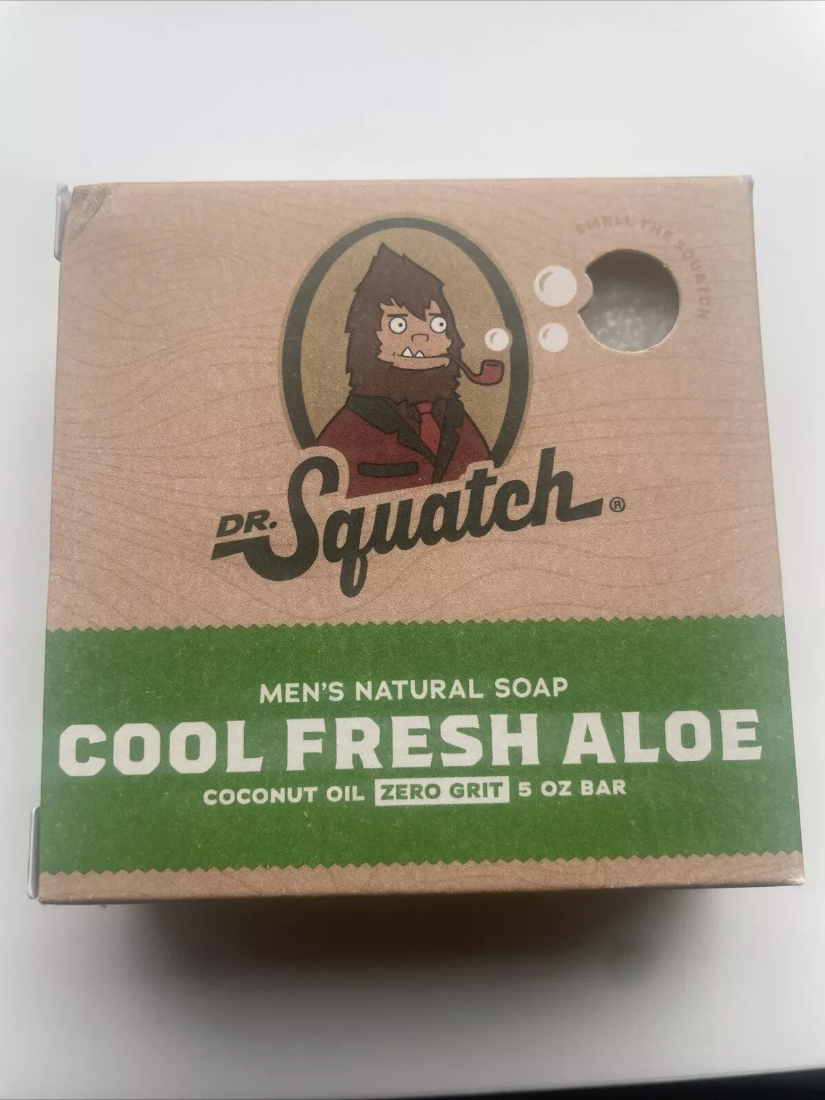 Dr. Squatch 5 oz. All Natural Bar Soap Zero Grit, *cool fresh aloe*