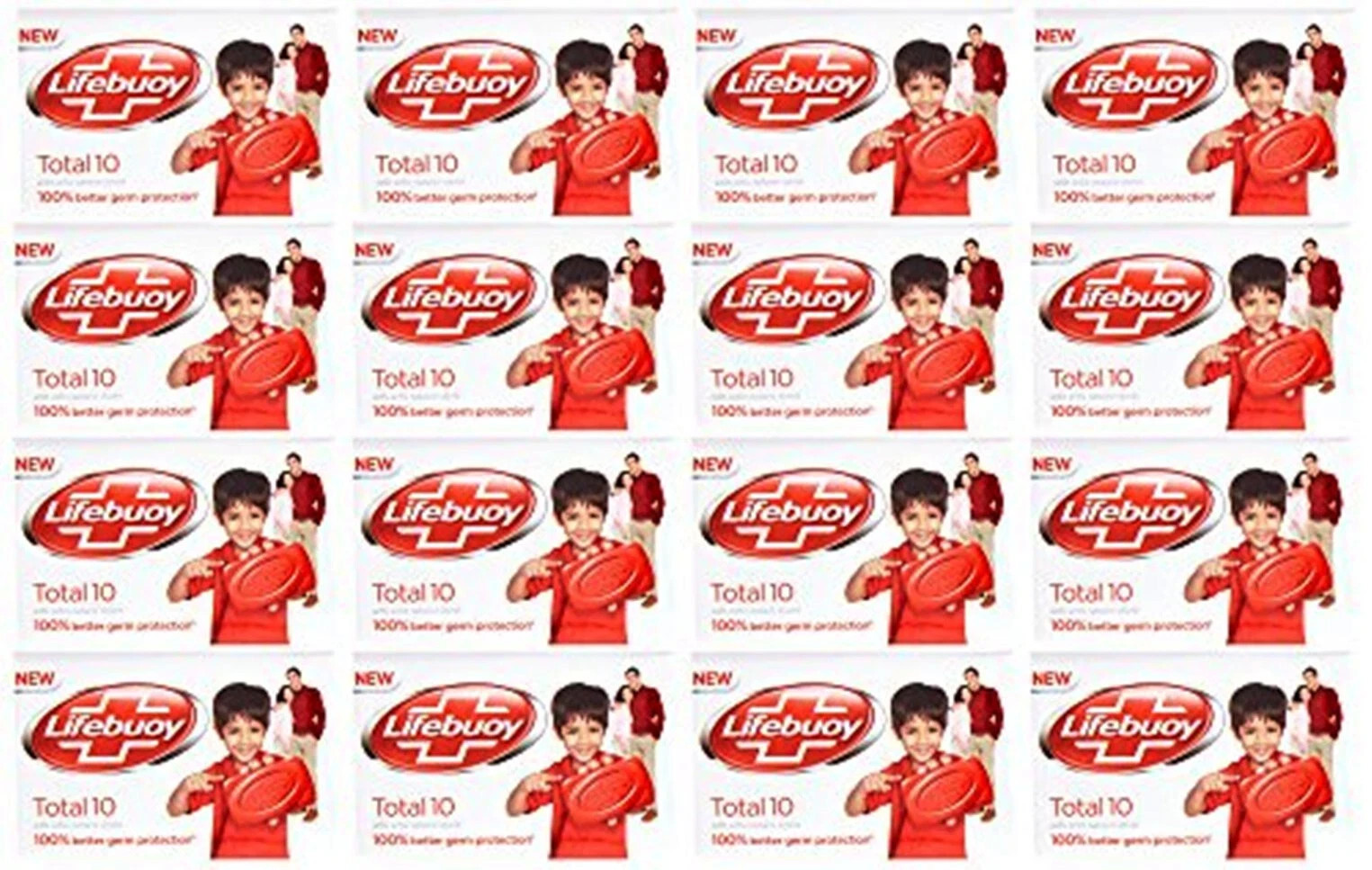 12x 44g Lifebuoy Total Soap Bath Soaps 12 Bars Lot Unilever Ltd Free Shipping