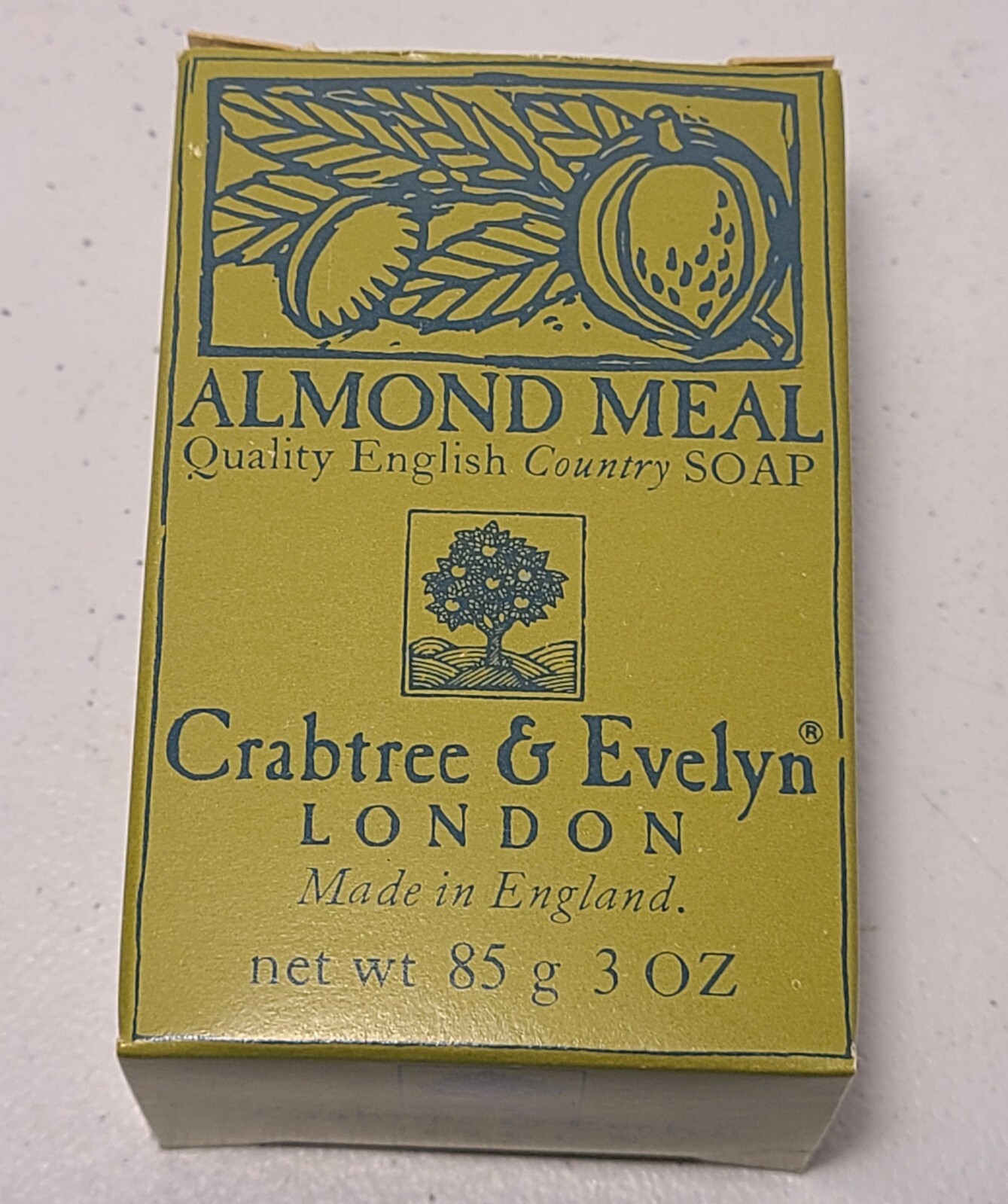 Crabtree & Evelyn Almond Meal English Country Soap 3oz 85g Vintage