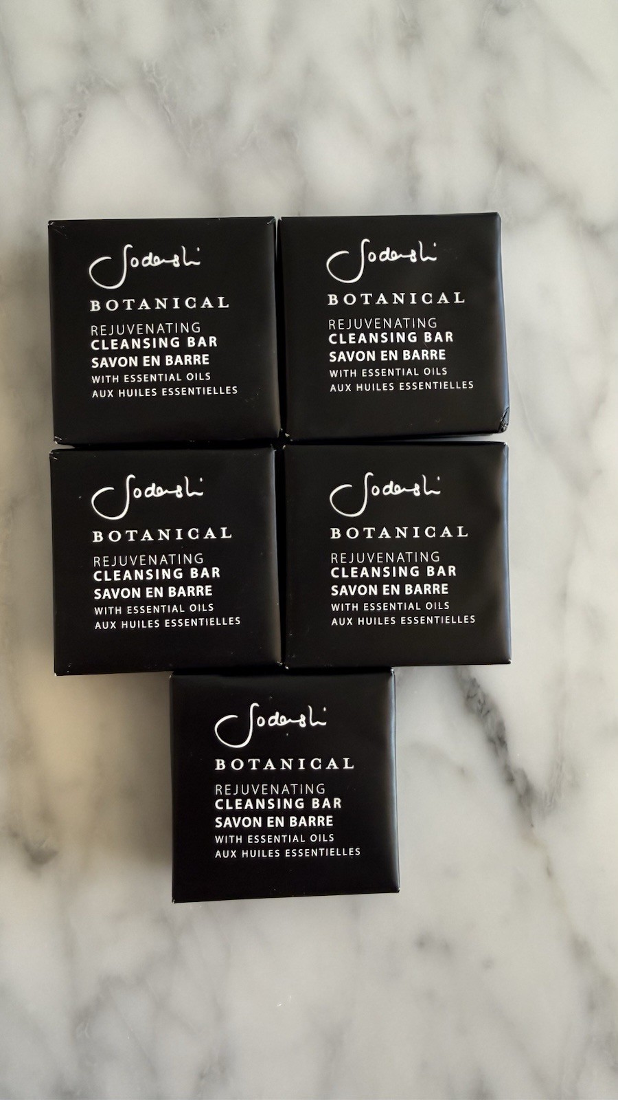 5x Botanical Sodashi Rejuvenating Cleansing Bar Soap 2oz Each St Regis Hotel