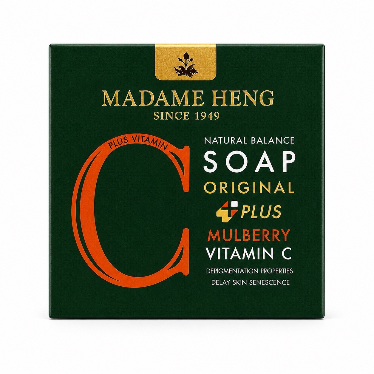 Madame Heng Natural Balance Soap Original Plus Mulberry Vitamin C 150g x 2 Bars