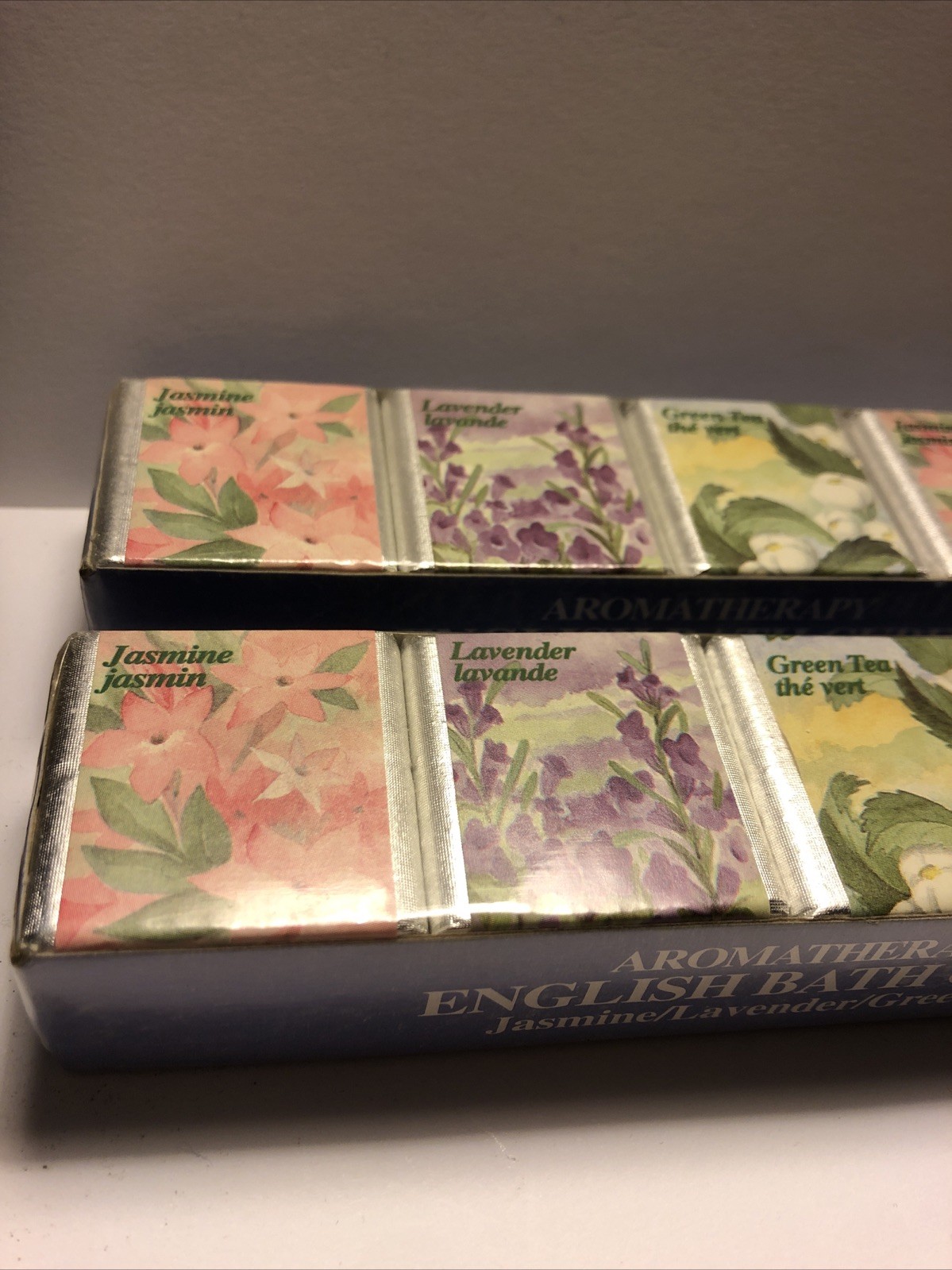 Delagar English Bath Cubes Made England Set of 6 x 2 = 12 Floral Scents Sealed