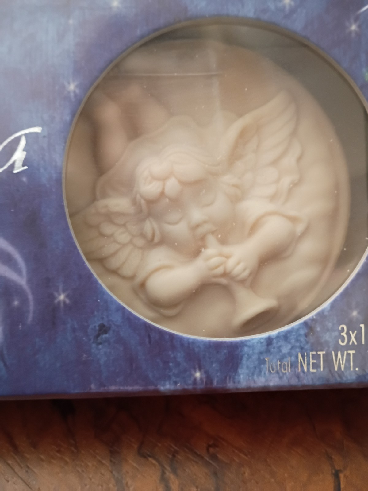 Athena’s Serenata Decorative Soap Angel Scented 3 x 10.5 oz Body & Hands NOS