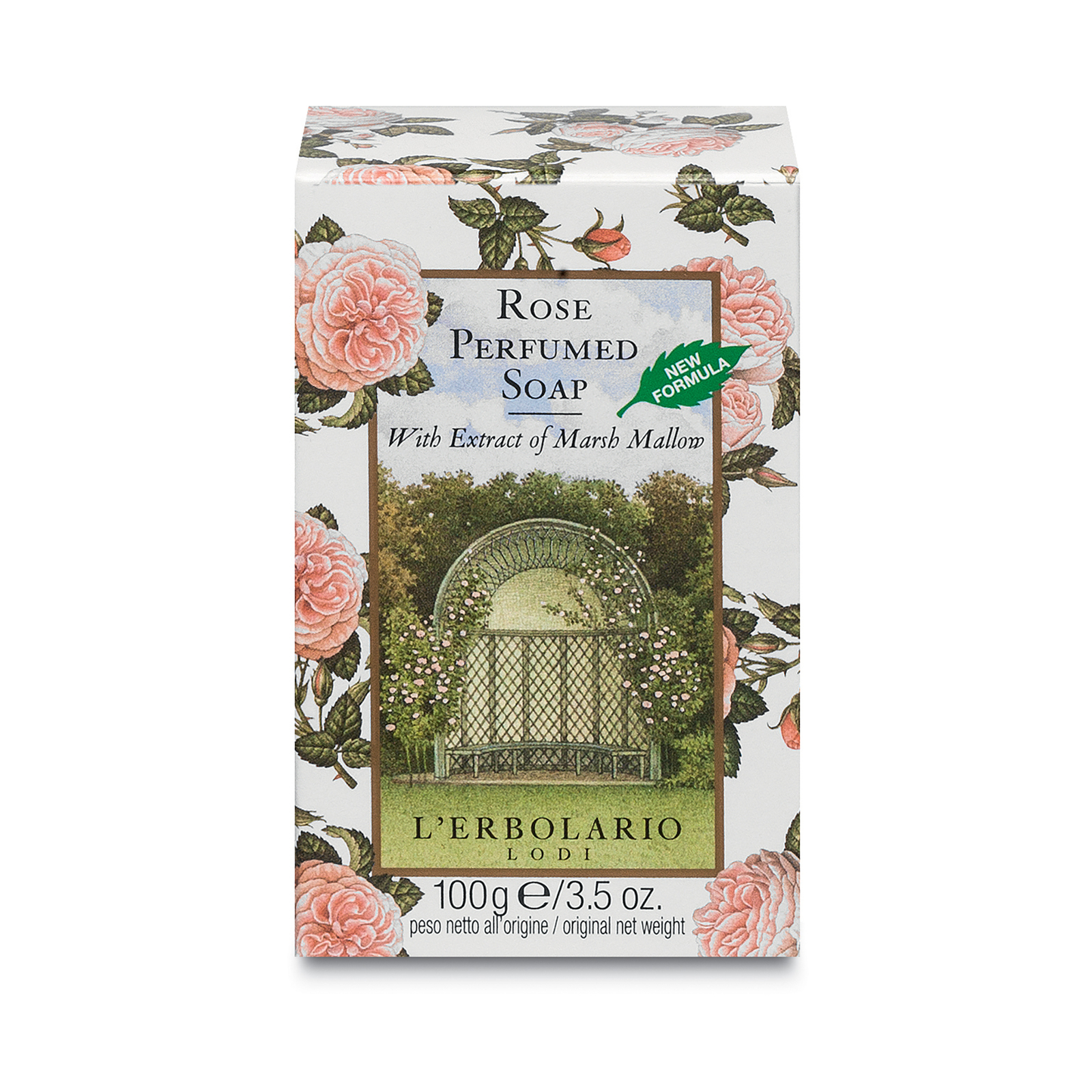 Rose Perfumed Bar Soap by LErbolario for Unisex – 3.5 oz Soap