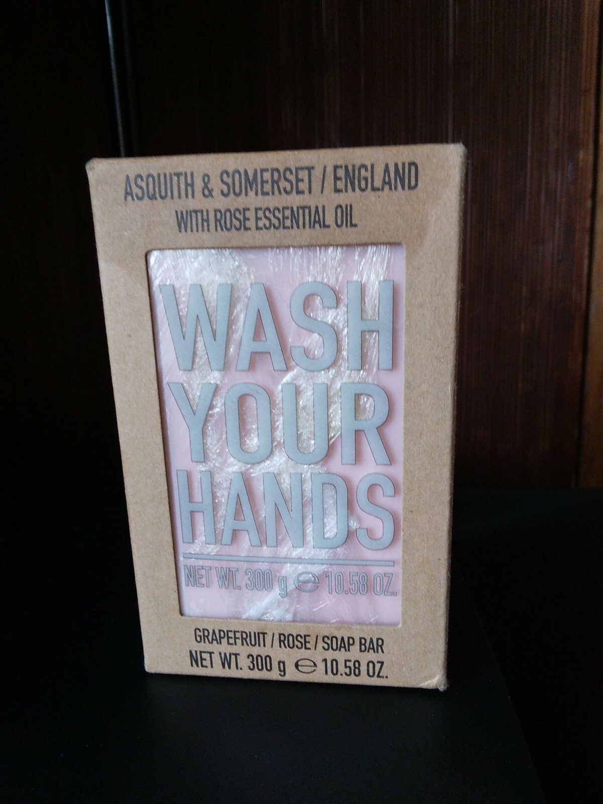 ASQUIRTH & SOMERSET ENGLAND GRAPEFRUIT ROSE ESSENTIAL OIL BAR 10.58 OZ/300g NEW