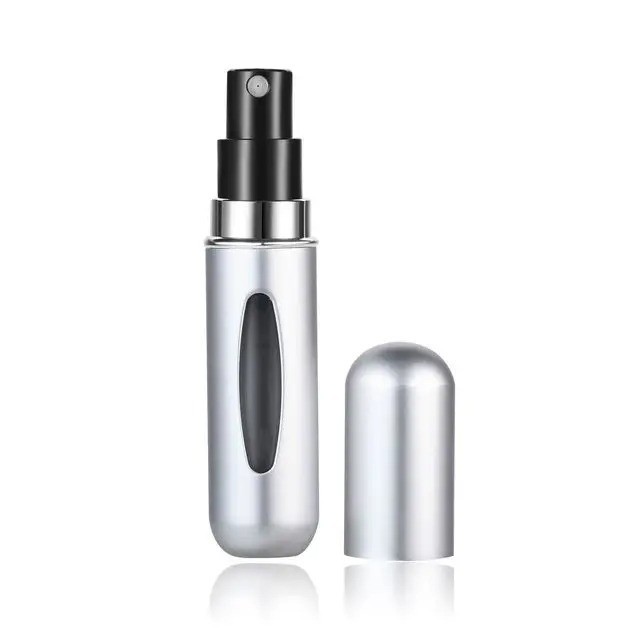 10Pcs Mini Refillable Travel Portable Perfume Atomizer Bottles Spray Pump Case