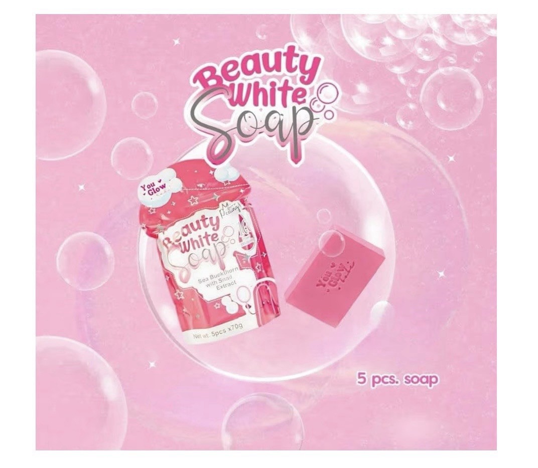 You Glow Babe Beauty White Soap Pack Of 5 Sea Buckthorn Snail Extract 70G Each