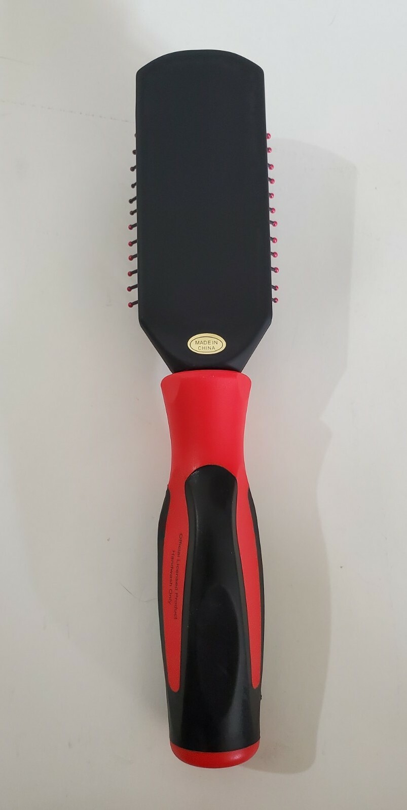 Snap On Tools HEAVY DUTY HAIR BRUSH hard handle inspired red/black NEW!!!!!