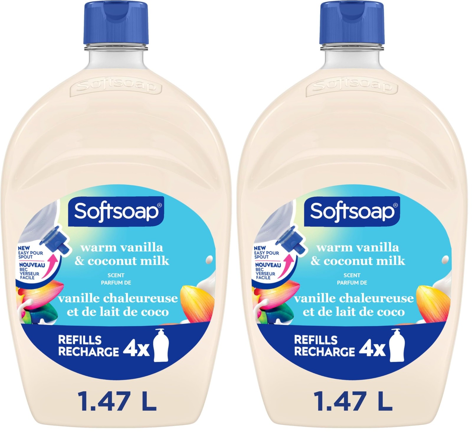 Softsoap Moisturizing Liquid Hand Soap, Warm 50 Fl Oz (Pack of 2), Clear