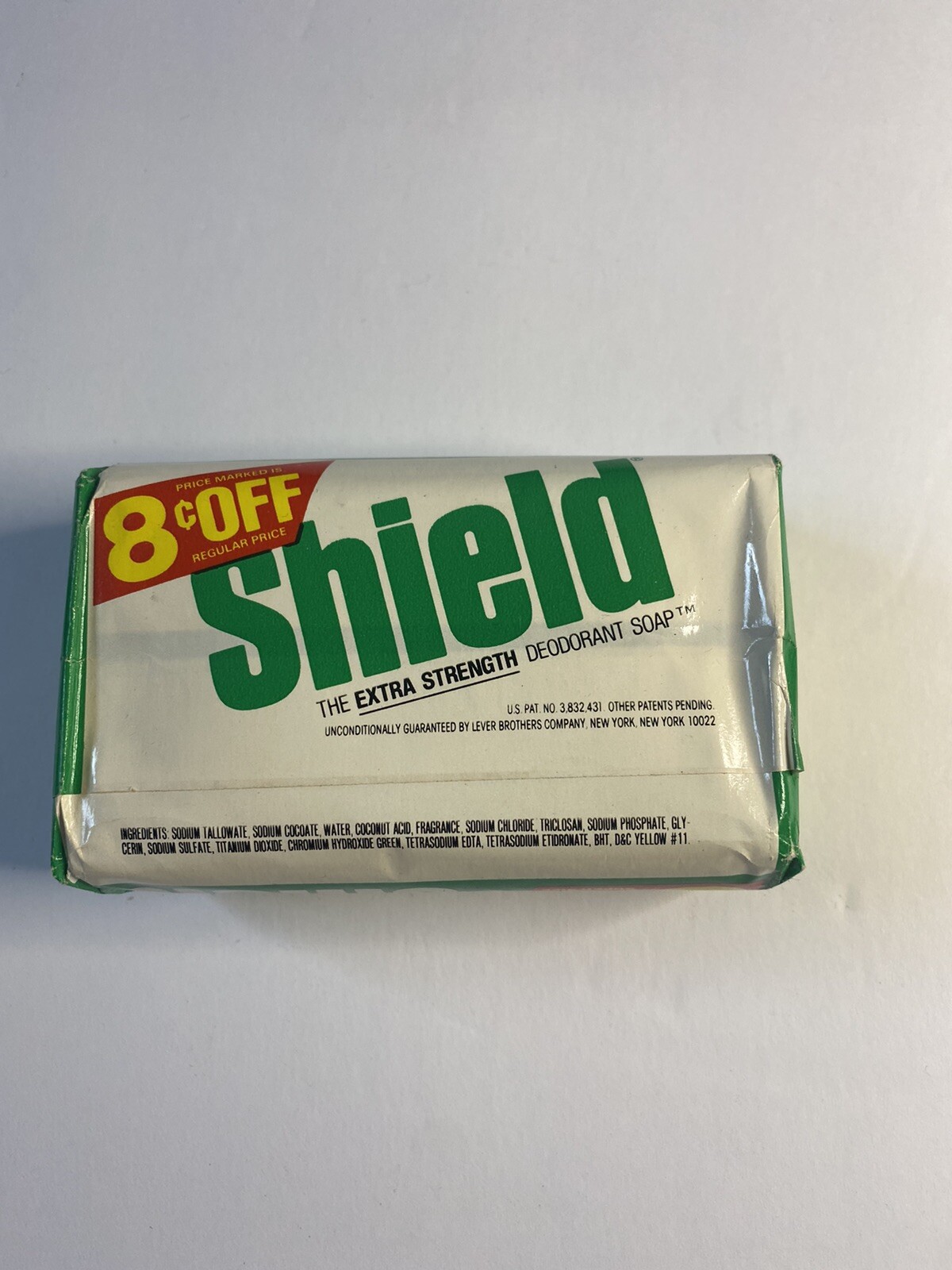 Vintage Shield Extra Strength Deodorant 7oz Bar New Old Stock See Pictures