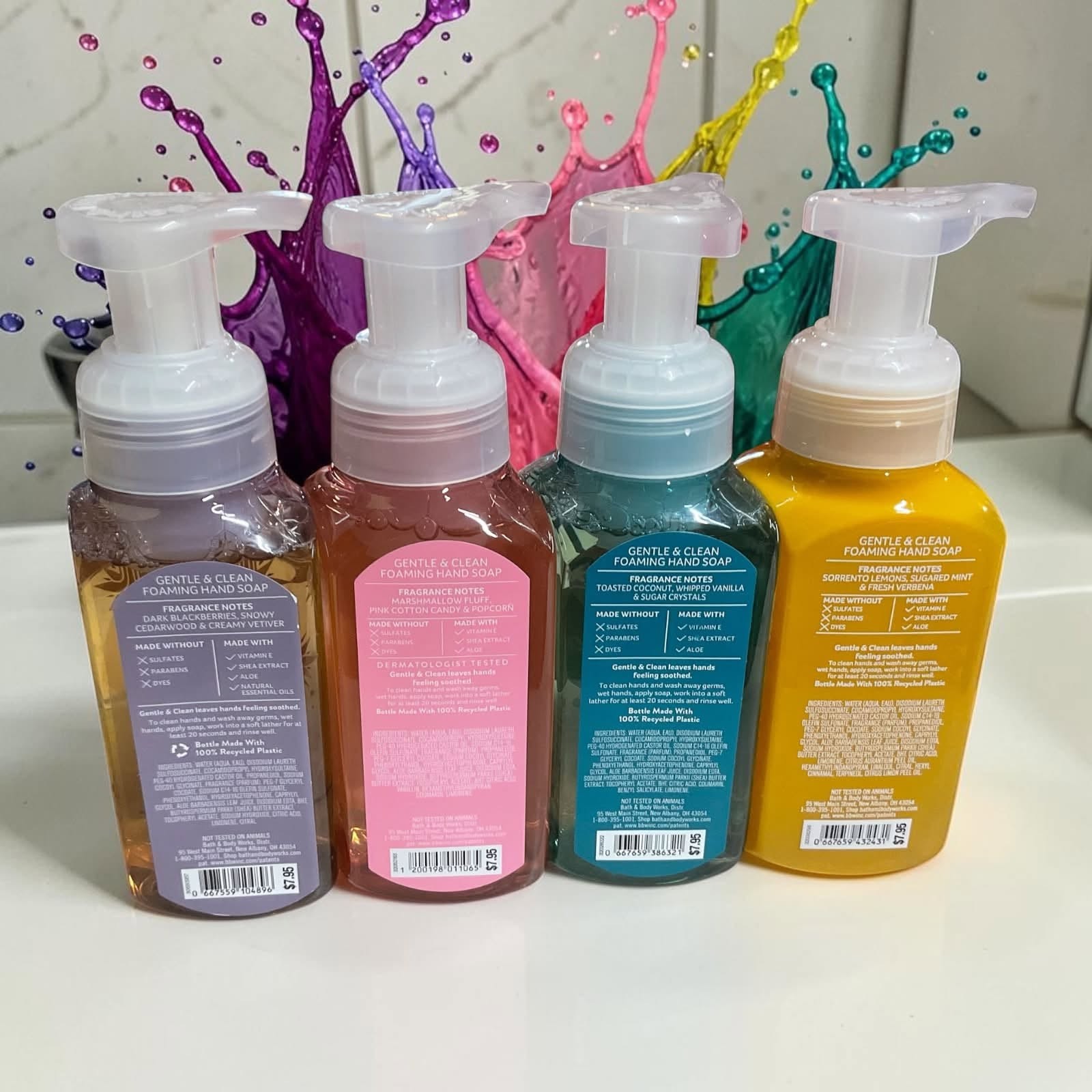 Bath & Body Works Assorted Hand Soap Lot – 4 Soaps – Our Choice – No Duplicates