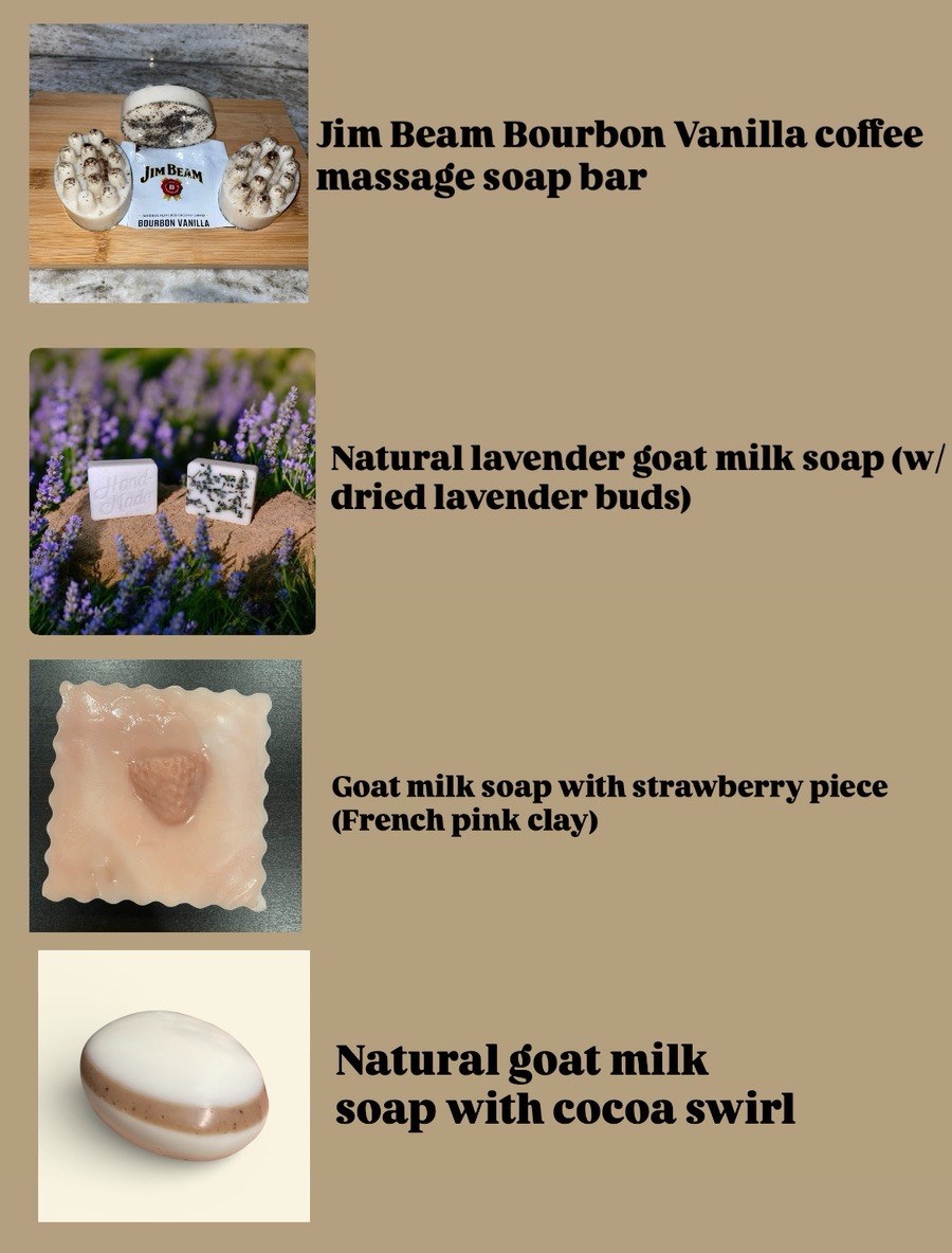 All Natural Goat Milk Soap Artisan Gift Set, Customizable *Read* Teachers Gift