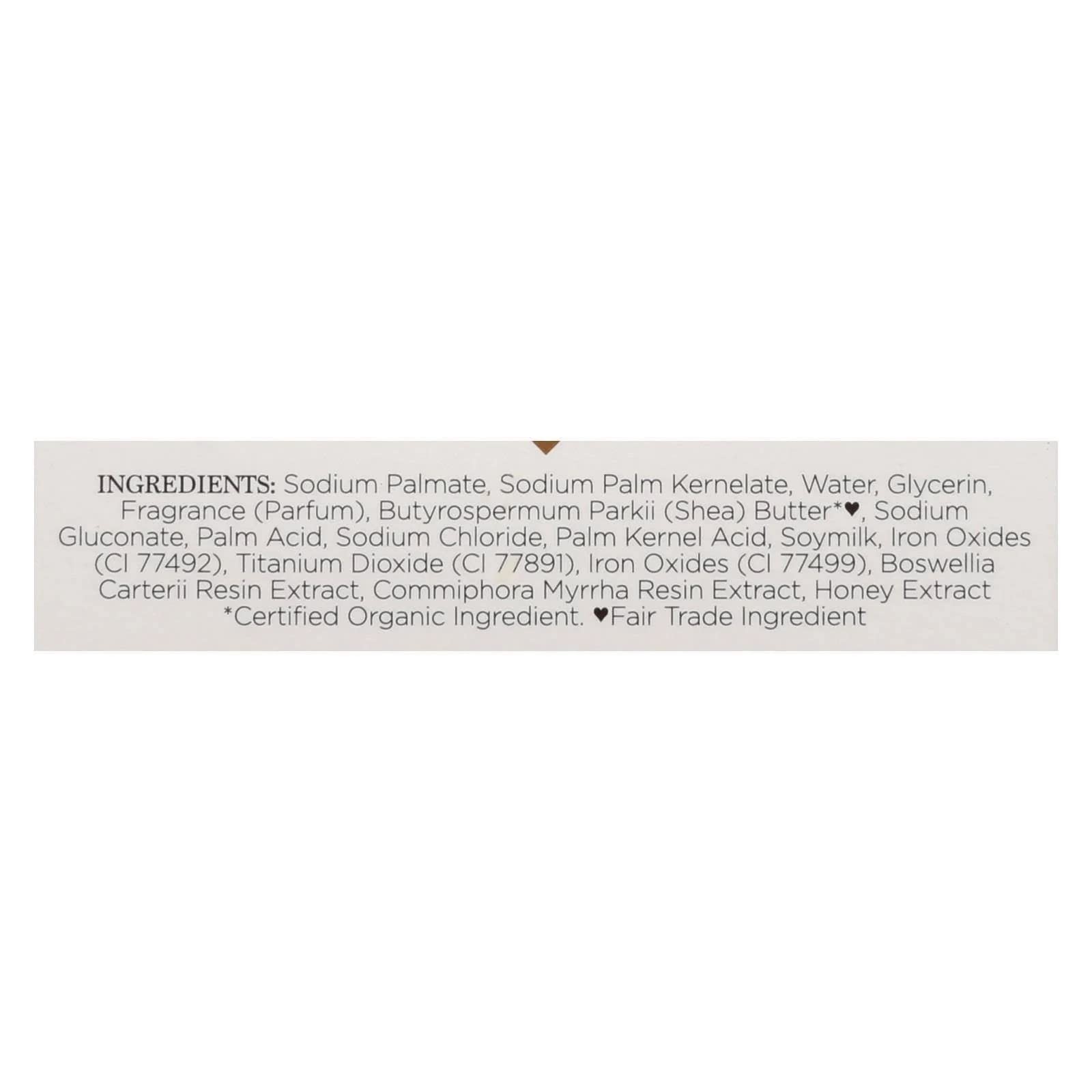 Nubian Heritage Raw Shea Butter Bar Soap with Frankincense and Myrrh 5oz