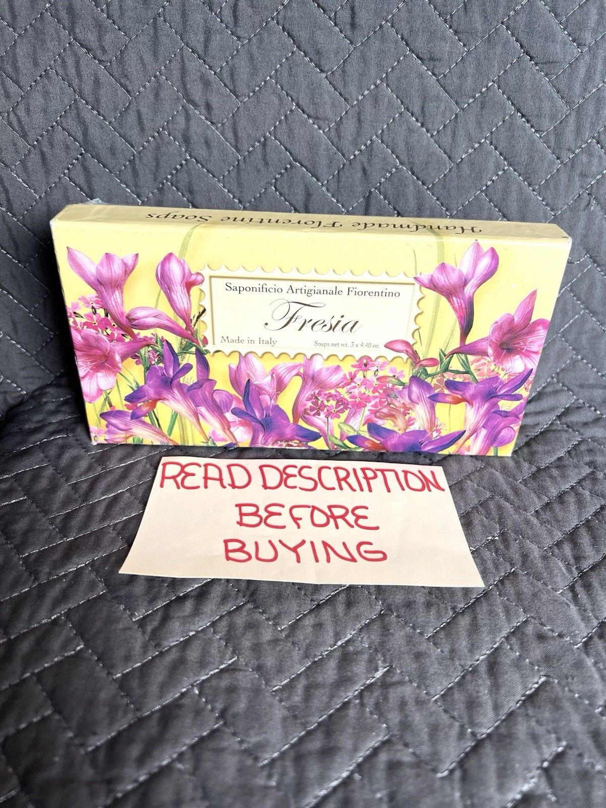 Saponificio Artigianale Fiorentino Fresia 3 Soaps • 4.40 oz Each • Made In Italy