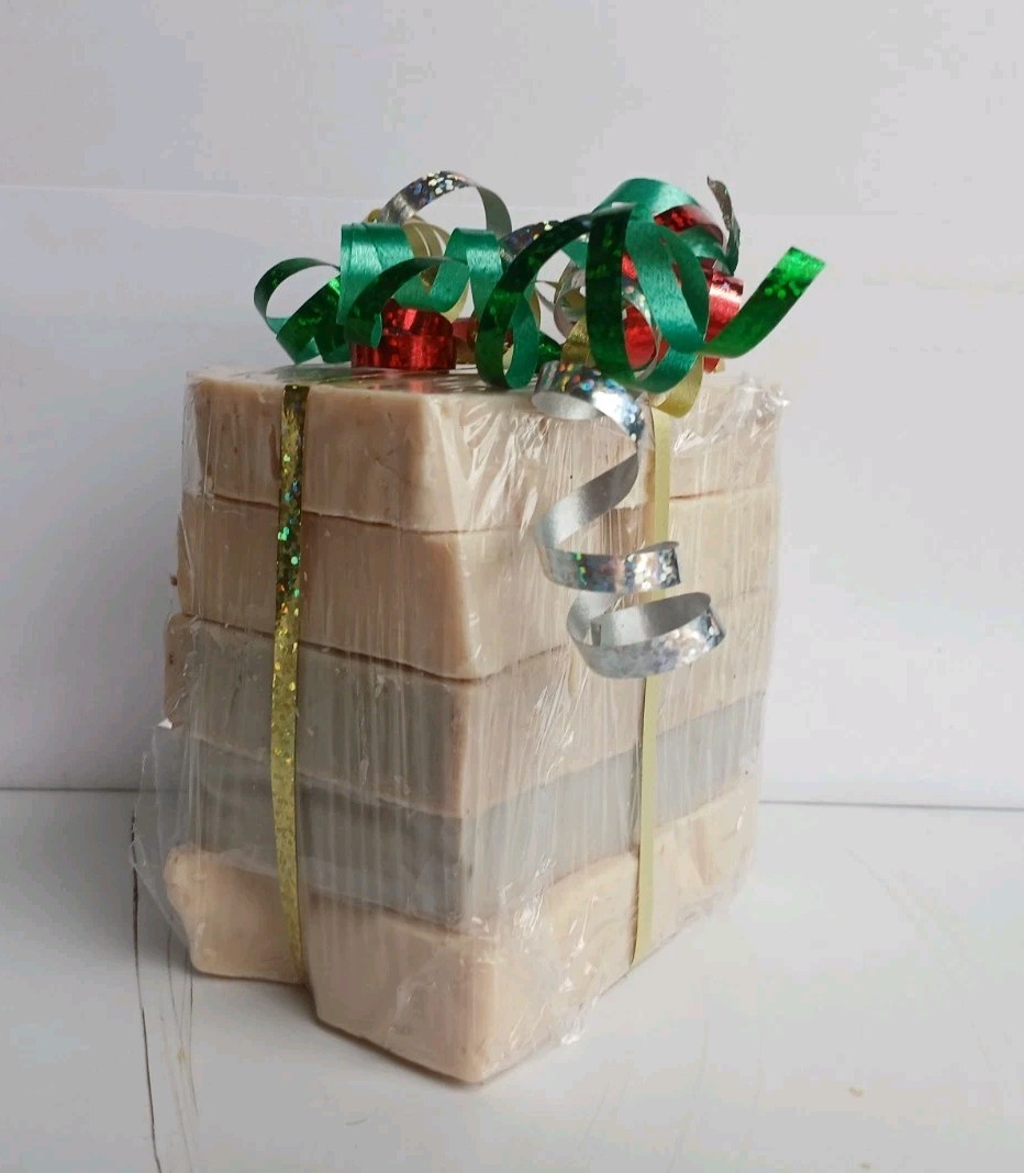 5 BARS RAW GOAT MILK SOAP PURE FRAGRANCE OILS HAPPY GOAT CREAMERY CHEAP BULK LOT