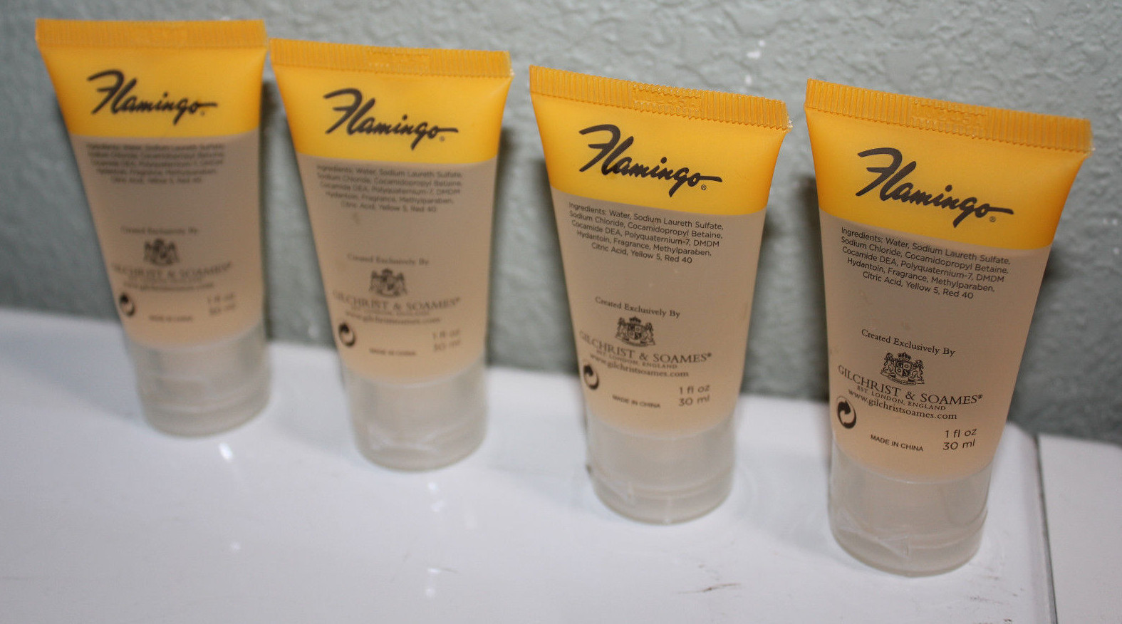 GILCHRIST & SOAMES CLARIFYING SHAMPOO WILD FIG & IVY PACK OF 4 FLAMINGO
