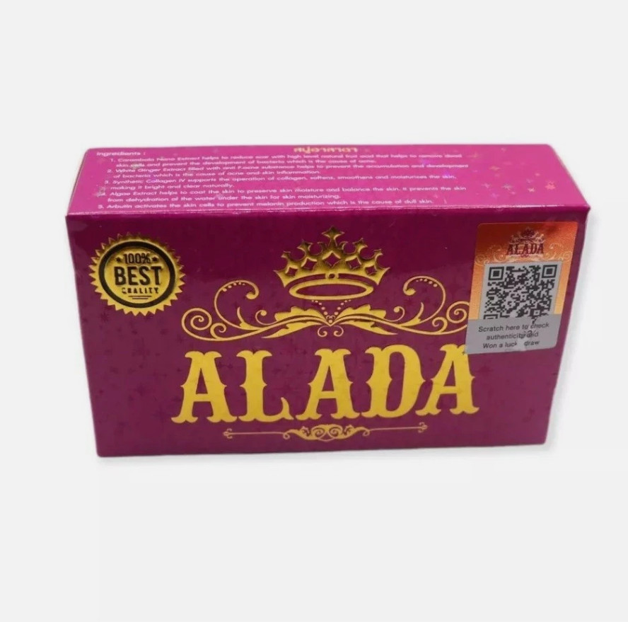 AUTHENTIC Alada Whitening Soap Natural Bath 160G – USA SELLER