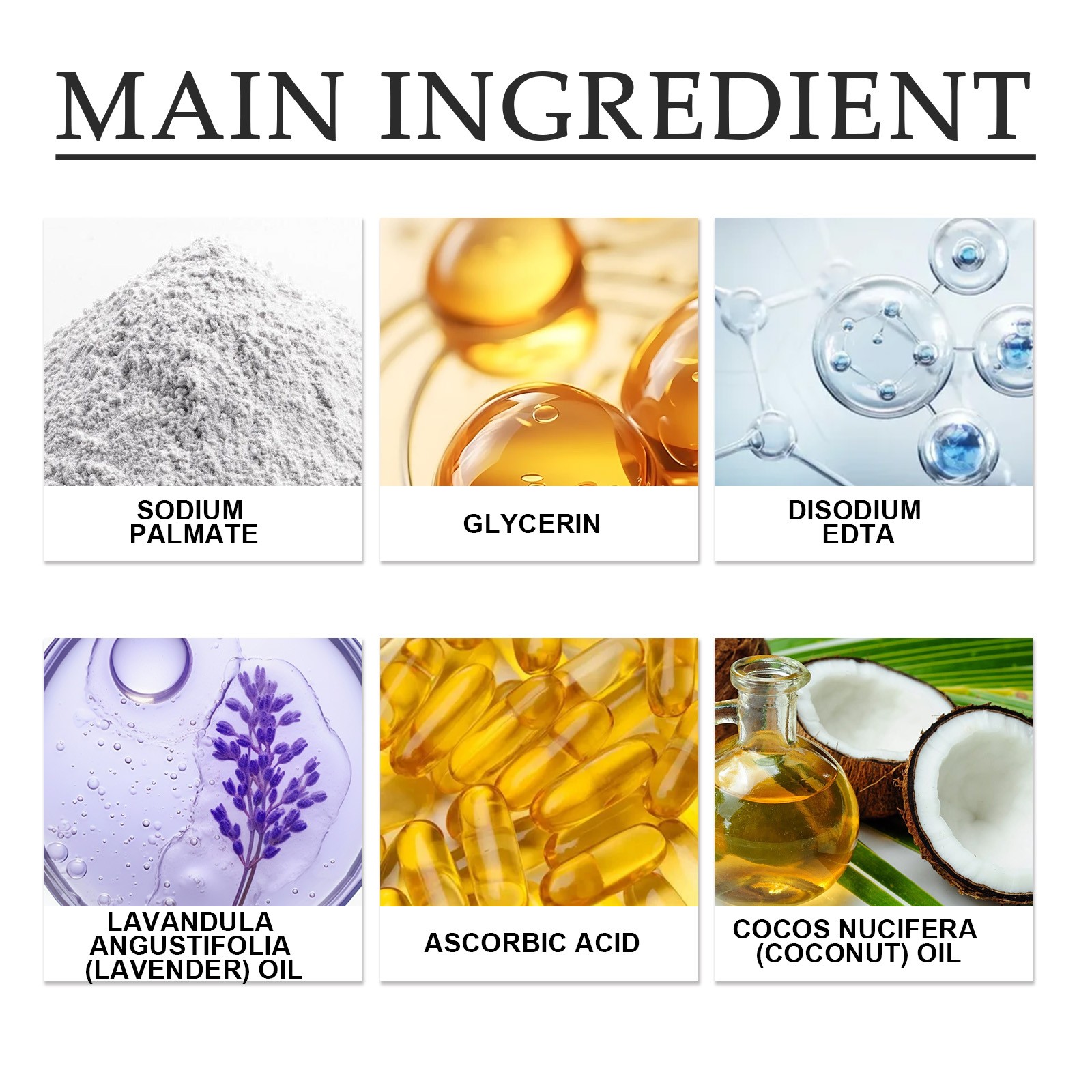 Lavender Acne Soap, Oil Control & Brightening, Vitamin C Face Soap